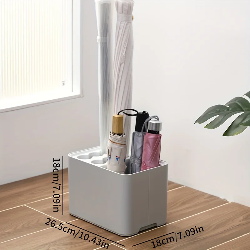 Space Saving Umbrella Stand With Drip Tray, Capable Of Holding 10/15 Umbrellas, Ideal For Storage In The Entrance Corner