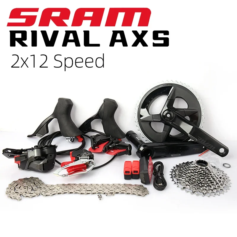

Беспроводной электронный переключатель передач SRAM RIVAL D1, этап AXS 2X1, 2 скорости, DUB, дорожный велосипед, гидравлический дисковый тормозной переключатель, групповой Набор велосипедов