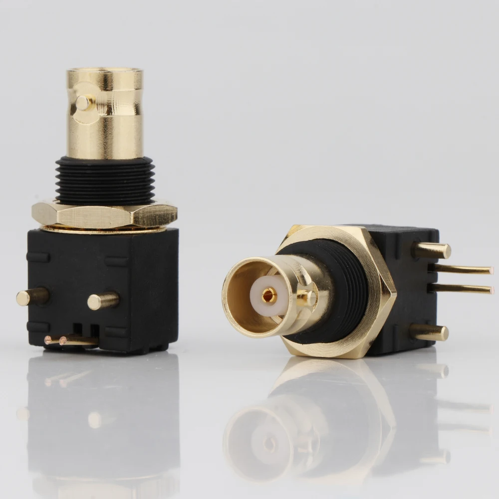Hifi Audio BNC Buchse RCA männlichen Buchse PCB Panel Mount Lötkolben Adapter Anschluss – Detail 2