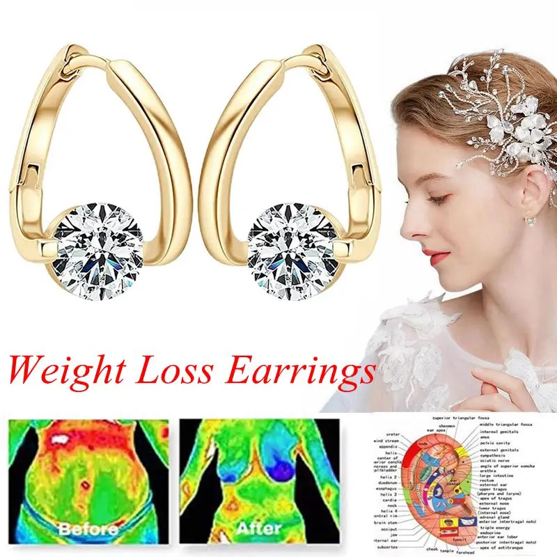 Magnetologia Orecchini, Orecchini Magnetici Linfodrenaggio, Orecchino Da Donna Con Lymphvity Germanio, Orecchini Magnetici Alla Moda Linfatici Regalo Per Moglie Sorella Madre Figlia