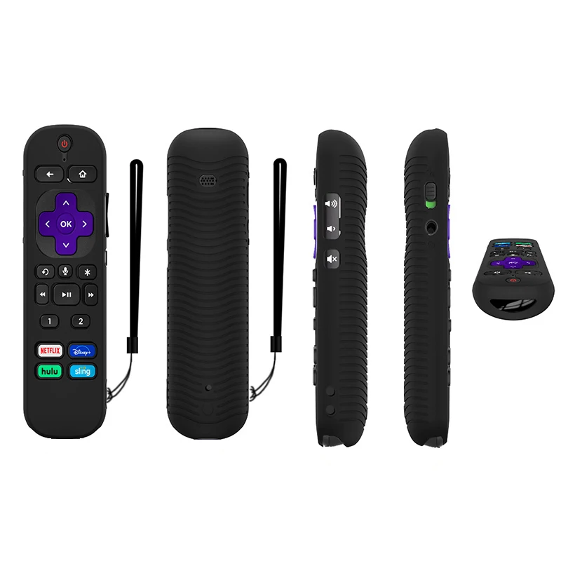 Silicone Remote Case Silicone Case Protective Cover For TCL Roku Voice Remote Pro TV Remote Control Sleeve Protector Dustproof All-Inclusive