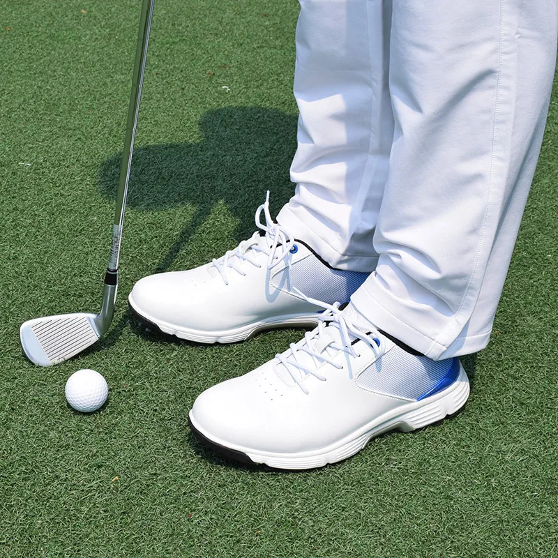 Golf Shoes Men Professional Golf Shoes Waterproof Spikes Black White Mens Trainers Big Size