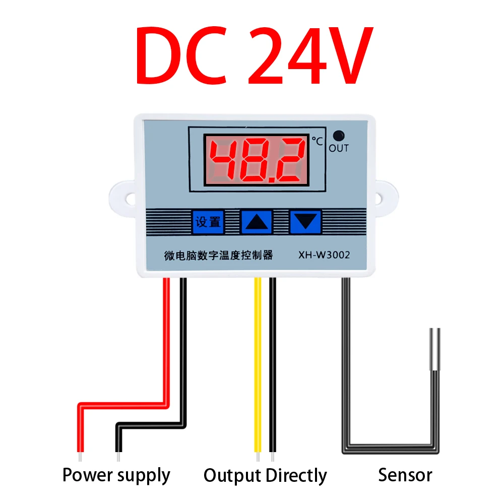 Advanced Digital Temperature Control Thermoregulator Switch Thermometer