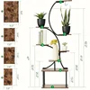 Indoor Plant Stand Premium 8-Tier Multi-Functional Grow Light Rack — Irregular Display for Patio Living Room Bedroom Gift