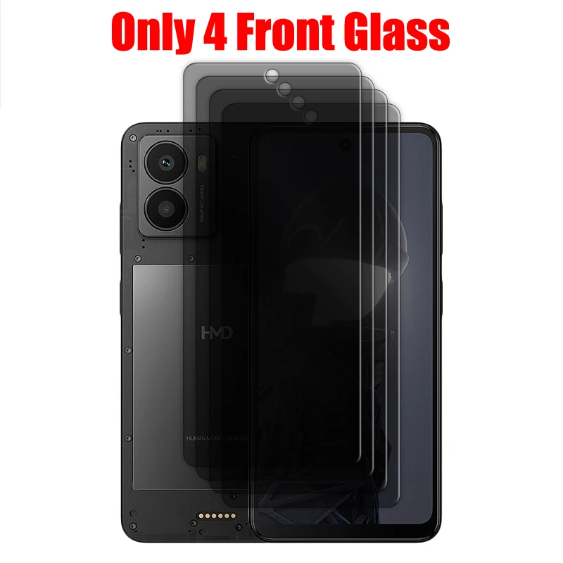 Privacy 9H Tempered Glass Screen Protector with Lens Film