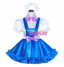 

Sissy Maid Satin Dress-blouse Cross Dressers TV/CD Tailor-made for Animation Exhibition Beach Holiday Prom Night Dresses