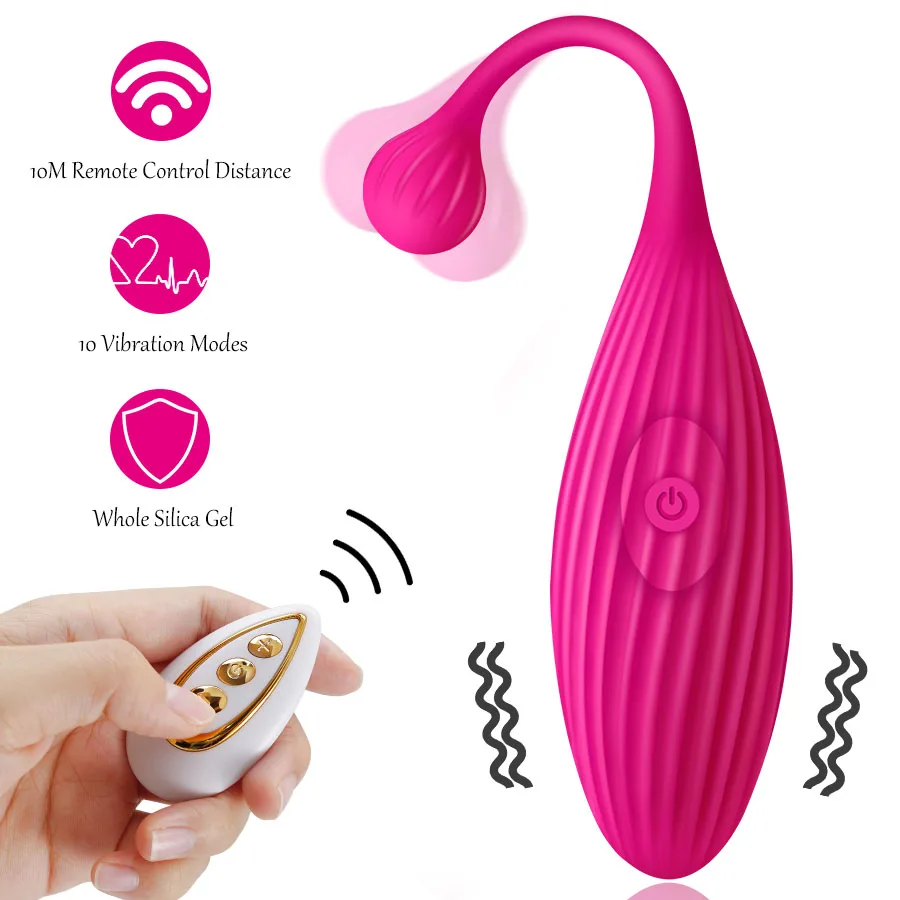 

Wireless Remote Vibrating Egg Vaginal Ball Vibrator G-spot Massager Clitoris Stimulation Dildo Vibrator Sex Toys For Women