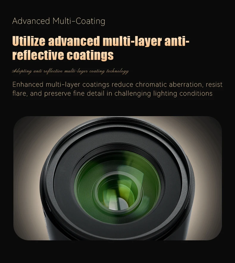 7artisans 65 mm T2.9 Makro 2X Vollformat-Makroobjektiv mit manuellem Festfokus INFINTE Cine-Objektiv für Canon RF/Nikon Z/Sony E-Mount – Detail 10