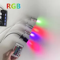 etrnLED USB Led RGB Spotlight Mini Ceiling Downlight Remote Control Dimmable Spot Light Jewelry Cabinet Showcase Counter Lamp 1