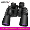 Borwolf 10-30X50 High Magnification HD Professional Zoom powerful Binoculars Light night vision for hunting telescope monocular 1