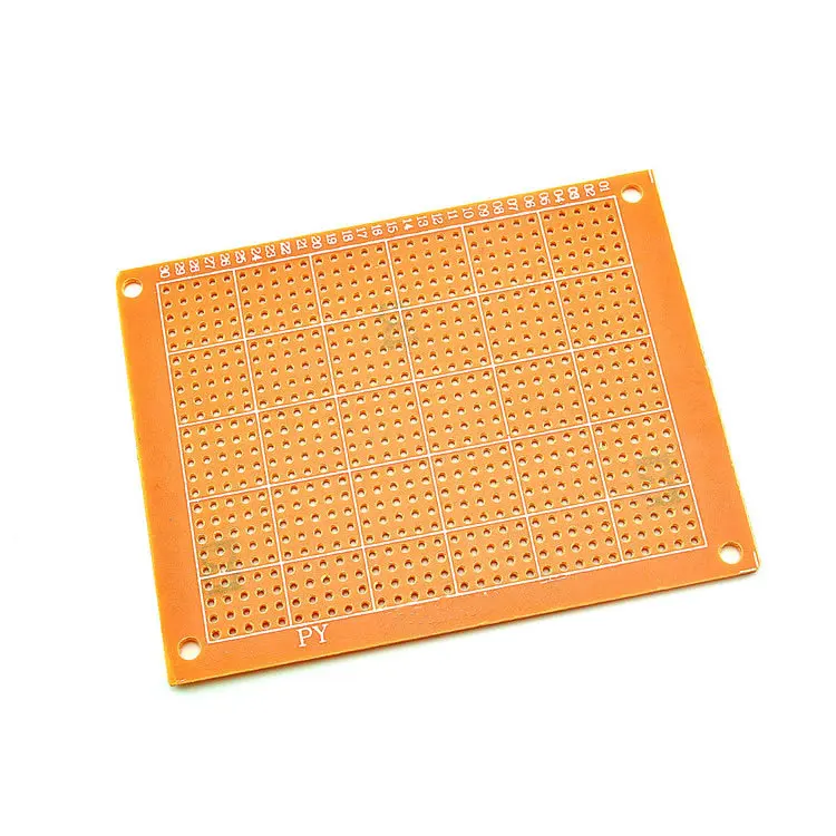 DIY 시제품 종이 PCB 범용 실험 매트릭스 회로 기판, 7x9cm, 7x9, 100 개