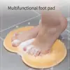 Exfoliating Shower Massage Scraper Bathroom Non-slip Bath Mat Back Massage Brush Silicone Foot Wash Body Cleaning Bathing Tool 4