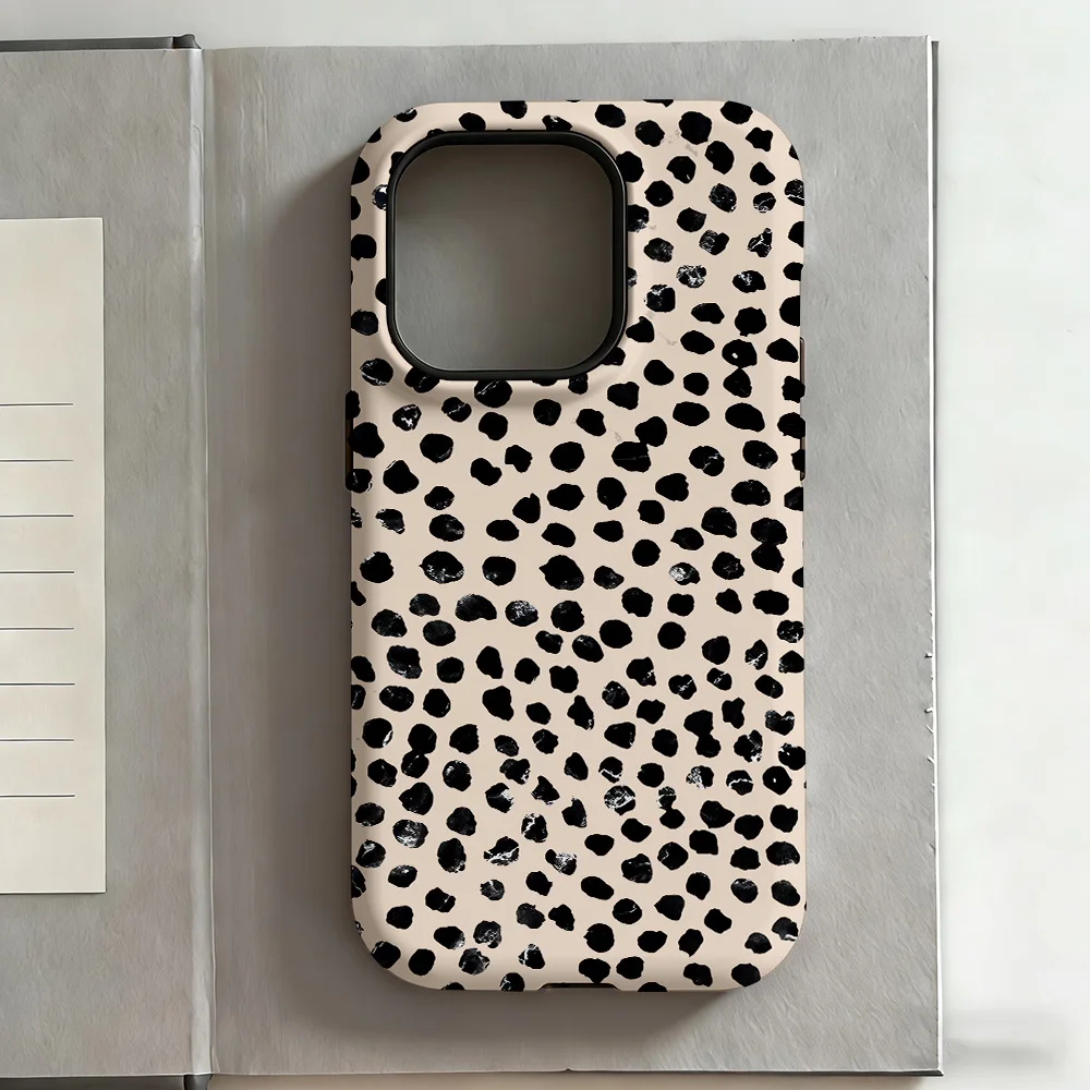 Almond Latte Luxury Double-Layer Phone Case