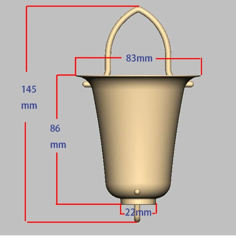 Red copper Morning Glory Falling Water Rain Chain Building Water Diversion Backflow Copper Chain