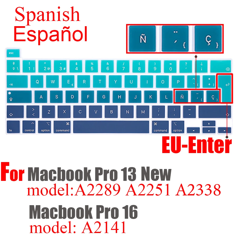 Funda De Silicona Para Teclado Apple Macbook Pro, ... - Grandado