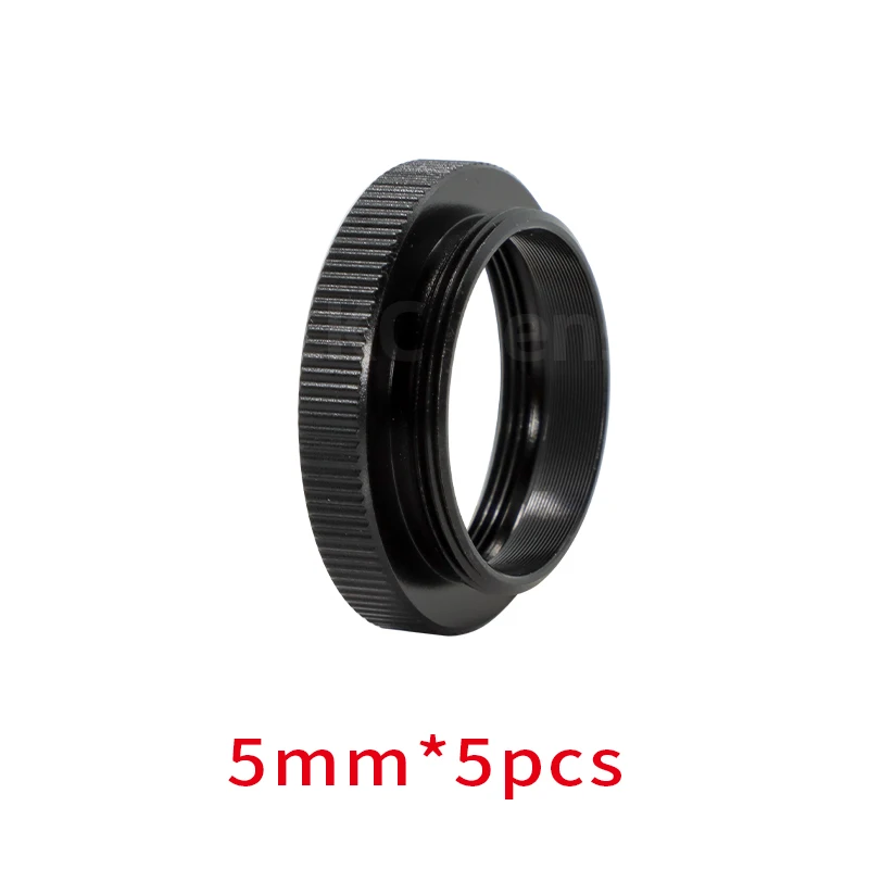 5pcs 5mm C-CS 마운트 렌즈 어댑터 확장 튜브 어댑터 링 모니터링 C 산업 카메라 와셔 슈트 FA 카메라에 대 한