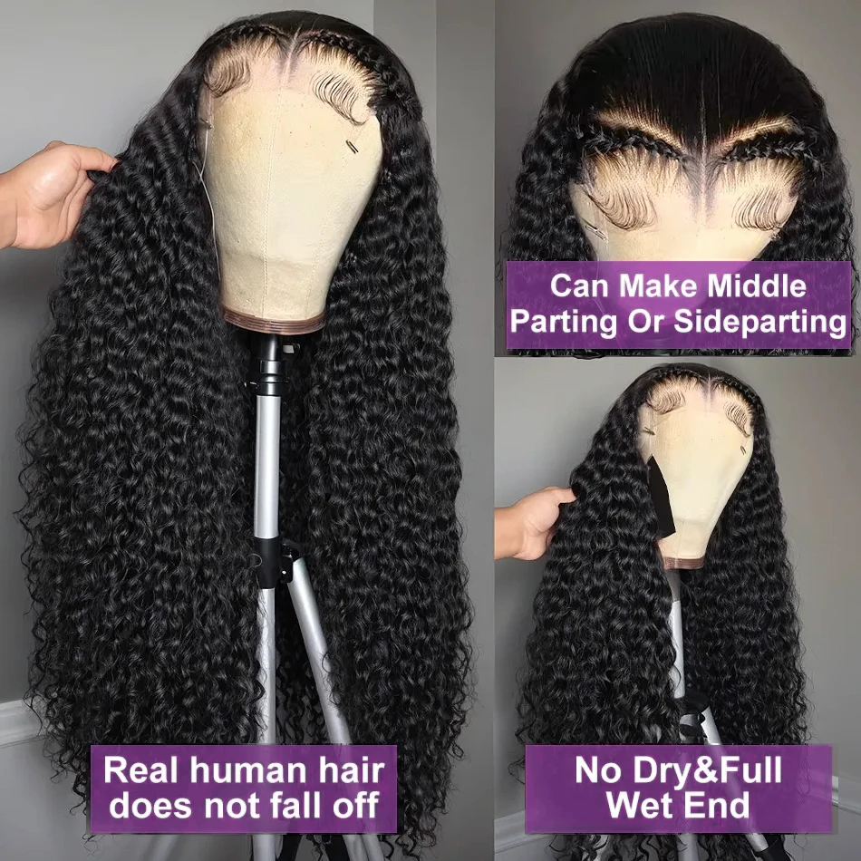 Lace Front Wig Wigirl 360 Full Lace Front Wig Deep Wave Human Hair Pre Plucked For Women 30 32 Inch Curl 13x4 13x6 Lace Frontal lace front wig