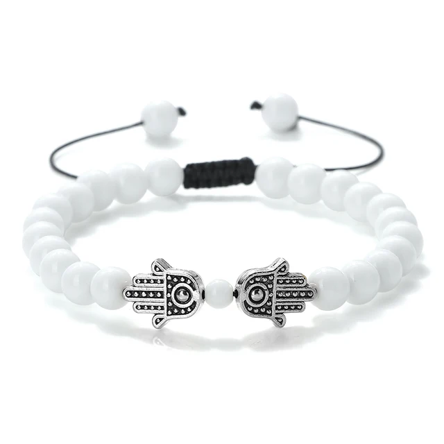 Bracelets en malachite naturelle de 6 mm pour hommes, bracelets de poignet faits à la main, réglables, mode, pour femmes, bijoux de guérison énergétique Bouddha, cadeau pour couple