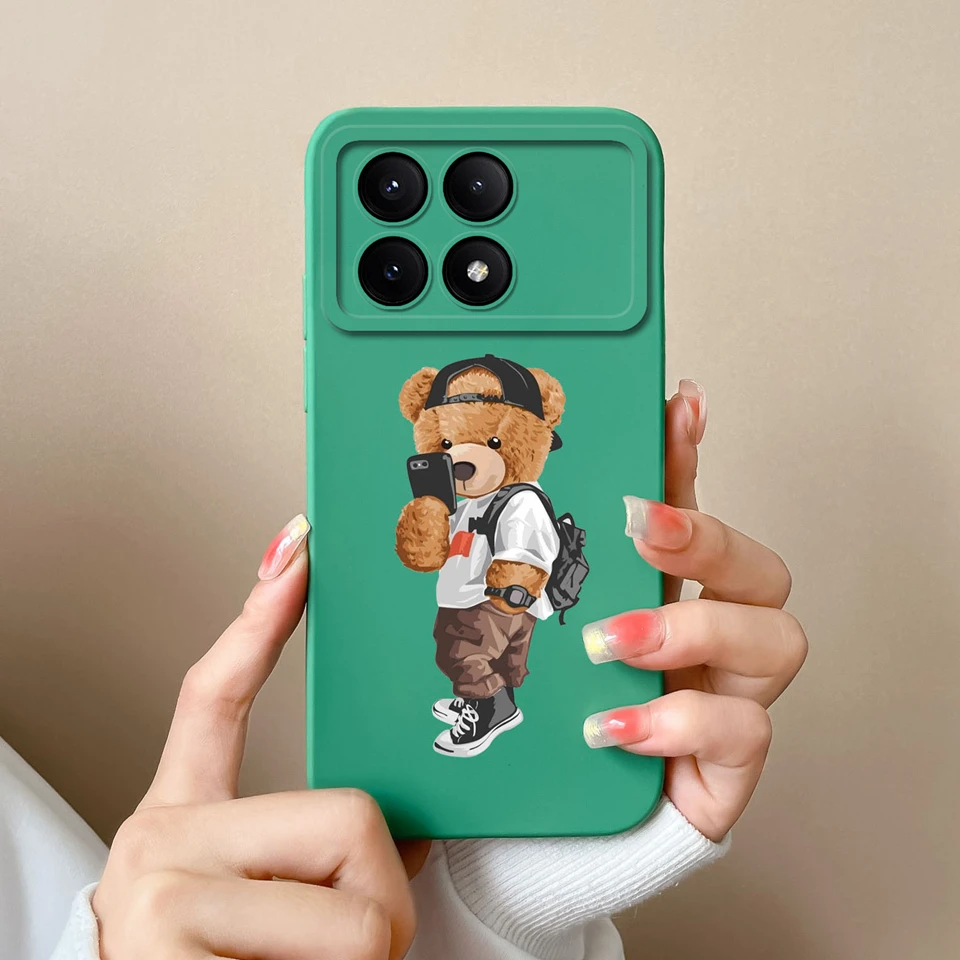 Gesture Love Heart Liquid Case