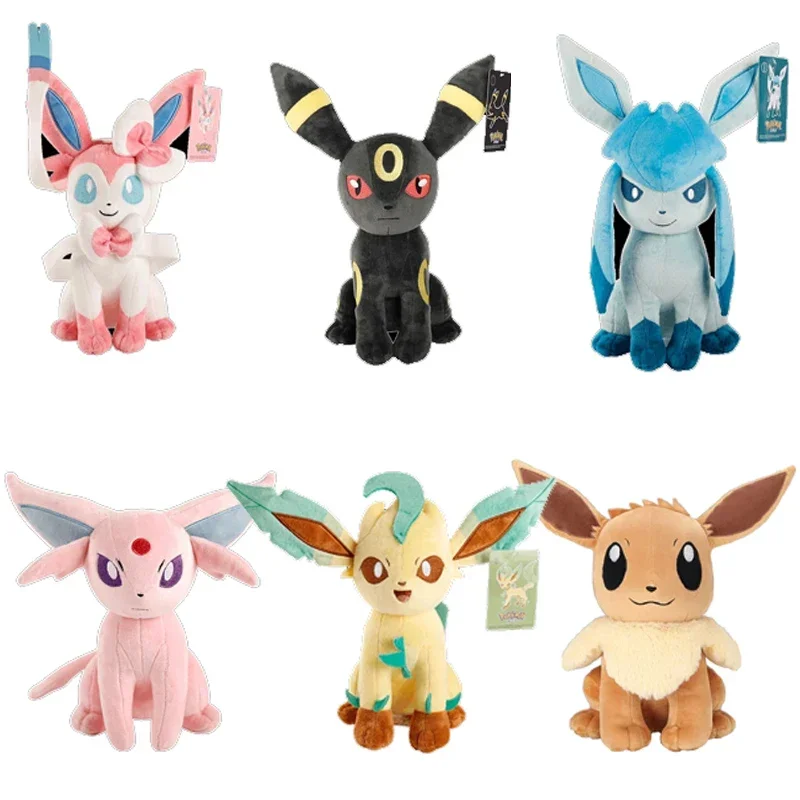 Pokemon Eevee Family Plush Sylveon Leafeon Toy Umbreon Espeon