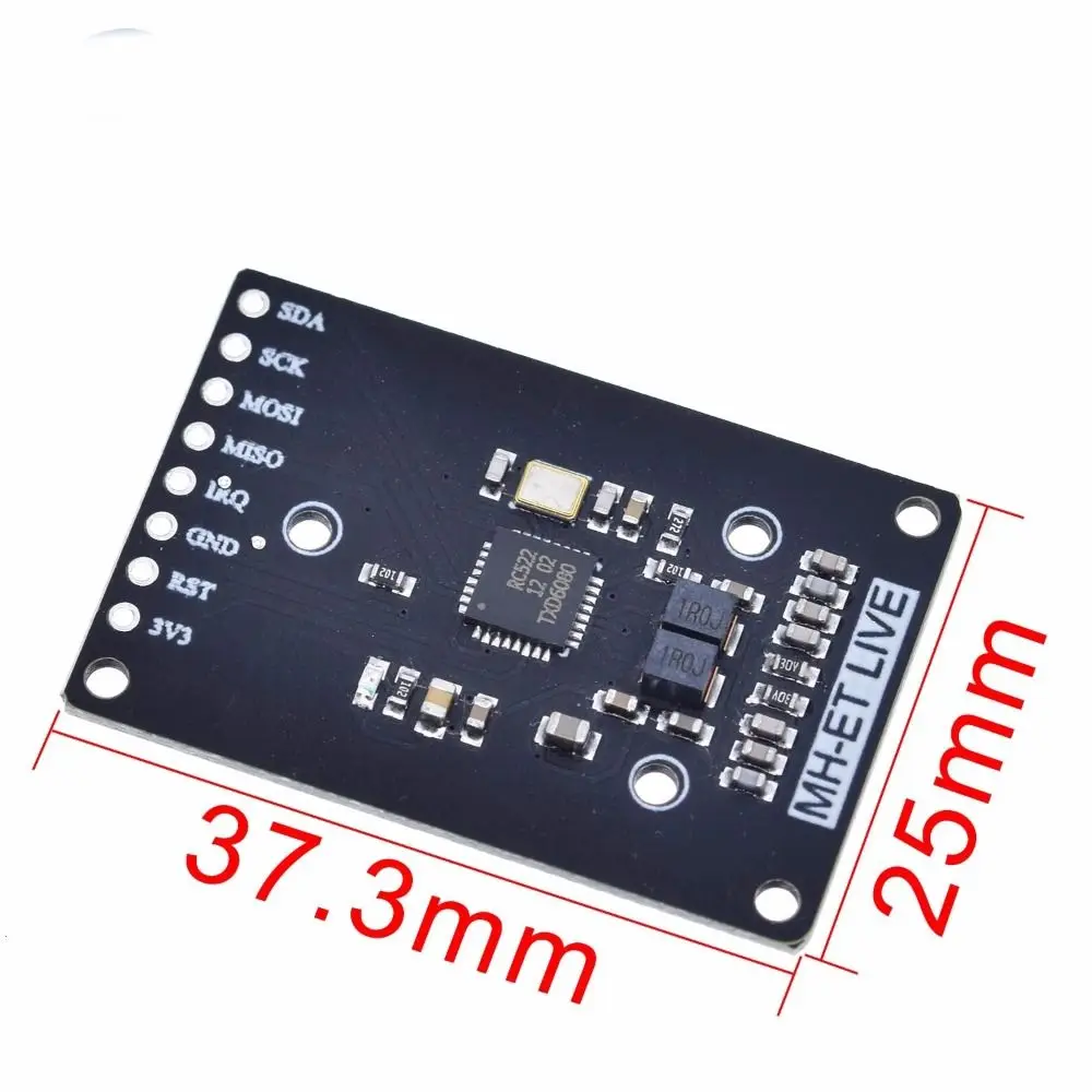 전문가용 13.56MHz 주파수 RFID 모듈 SPI 인터페이스 소형 RC522 미니 모듈 3.3V RFID 태그 작성기 출입 통제 시스템