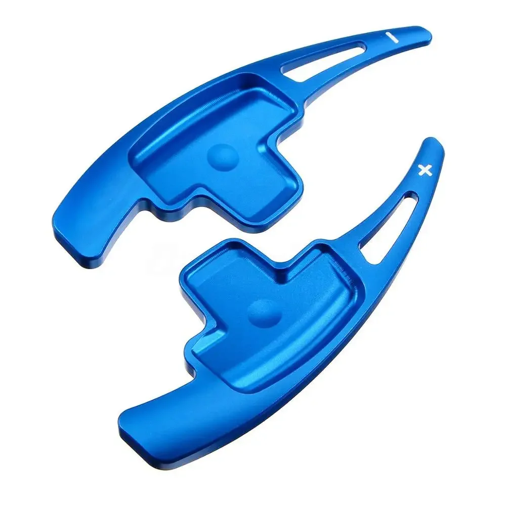 

For Mercedes Benz A B C E Class CLA CLS E GLC GLE Steering Wheel Paddle Shift Extension Shifters Sticker Silver Set/2pcs