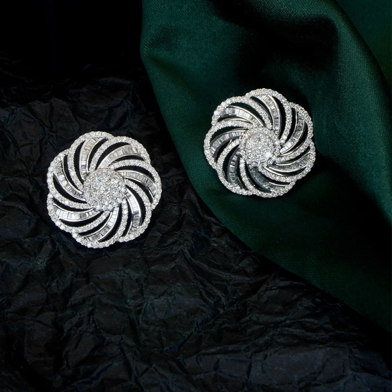 S0c4d23b4f1e34b48972f534e8acf5d66w Aazuo Luxury Jewelry 18K White Gold Real Diamond 2.32ct High Quality Perfect Round Stud Earrings Gifted For Women Senior Banquet