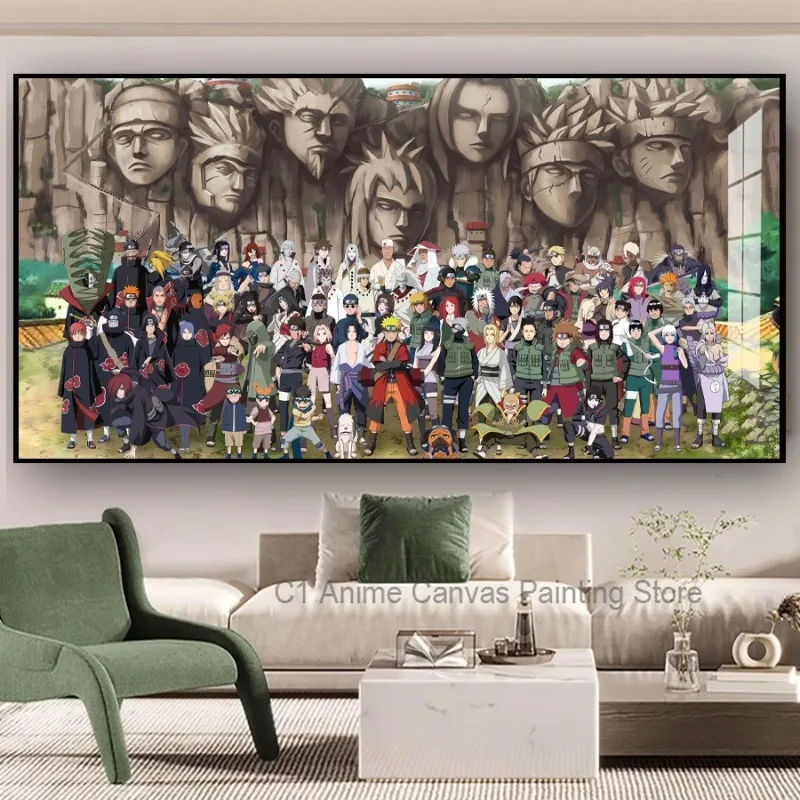 Naruto Family Portrait Art Print by XiaoOrganization - Anime Decor Poster