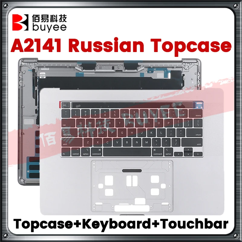 

Оригинальная английская клавиатура A2141 RU для MacBook Pro Retina, сменная сенсорная панель для ноутбука 16 дюймов, с подставкой для рук A2141, с русской раскладкой