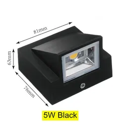 Modern Outdoor Waterproof LED Wall Lamp (Warm White 3000K)