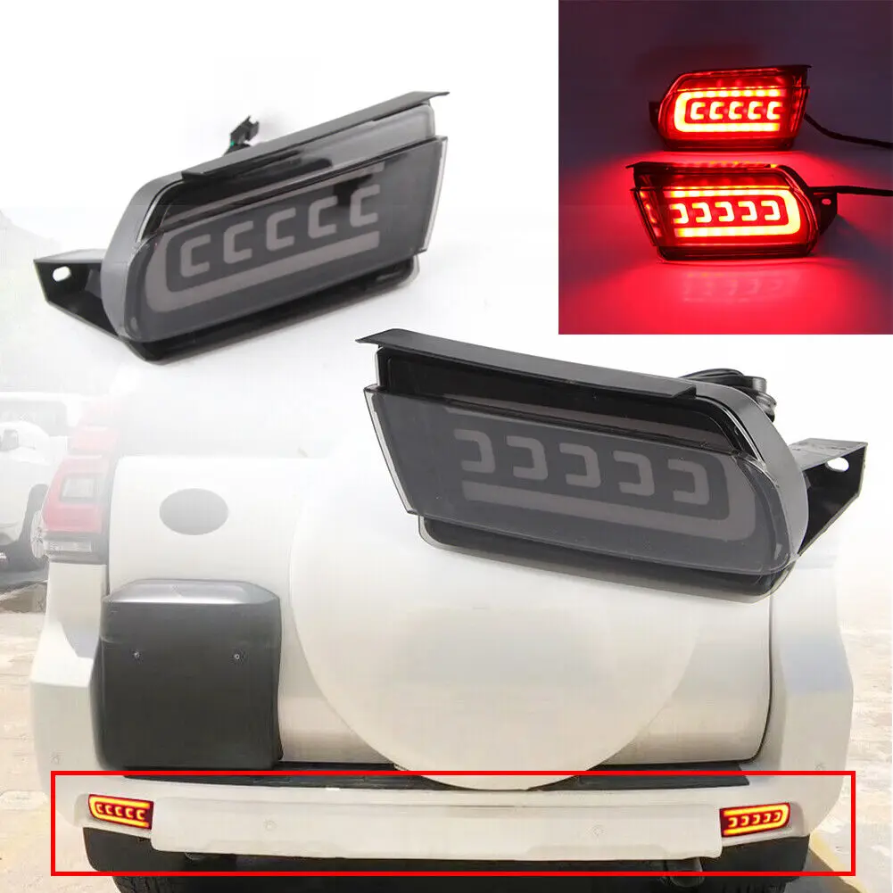 

Led Rear Bumper Reflector Fog Brake Turn Indicator Light for Toyota Land Cruiser