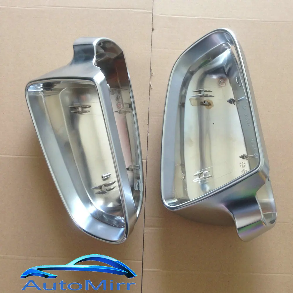 Side Mirror Caps Covers For Audi A3 S3 8P A4 B7 B6 A6 S6 4F C6