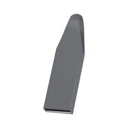 Sleek Silver Waterproof USB Flash Drive - High - Capacity Storage Solution - 4GB (Gun color)