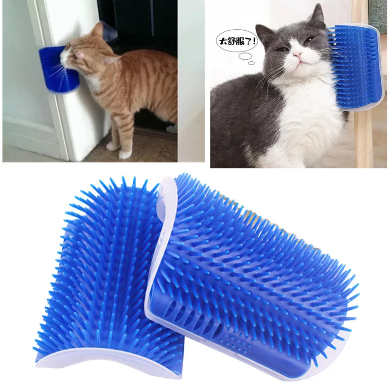 Catnip Corner Massager Pet Cat Brush Comb Brush Goods Cat