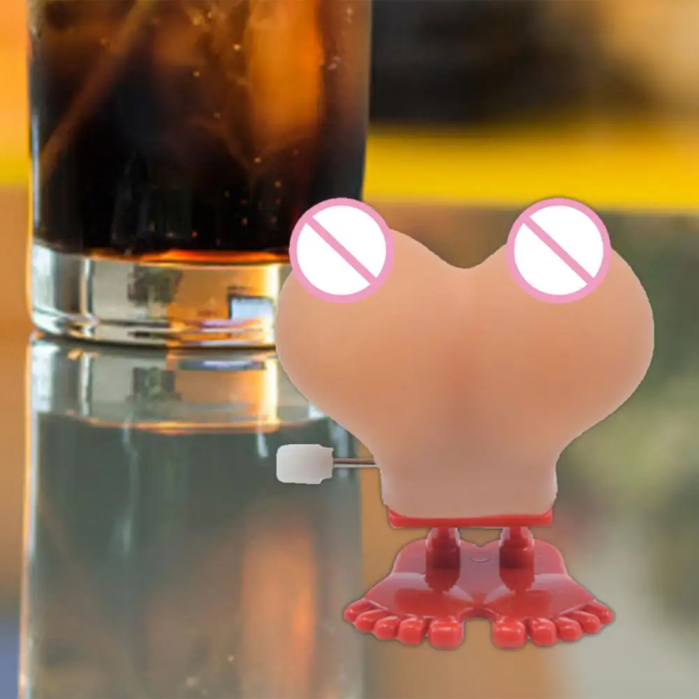 Adult Bachelor Party Funny Prank Toy Clockwork Bouncing Boobs Tricky Prop Gift prank toys joke toys