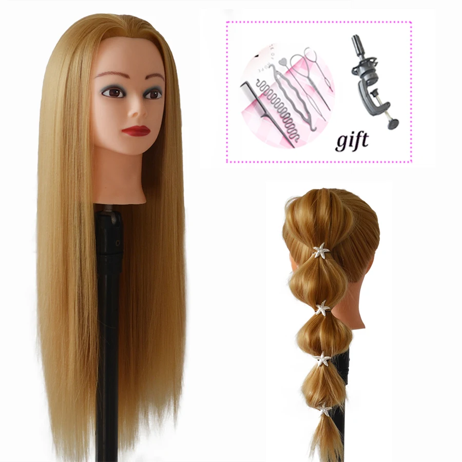 Bella Mannequin 100% human hair styling, 24 inch long hair