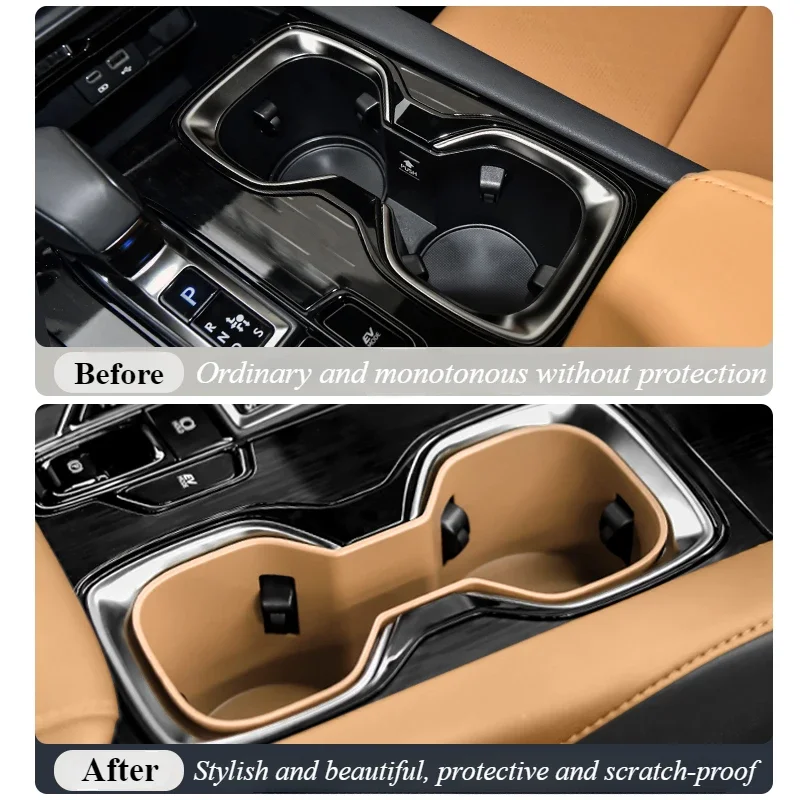 Car Central Control Water Cup Holder Storage Box for Lexus RX 350h etc