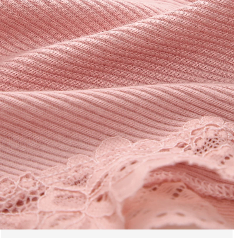 3 teile/satz Baumwoll höschen Damen sexy Spitze Slips Mode einfarbig bequeme Slips niedrige Taille Unterhose Stretch Unterwäsche – Detail 12