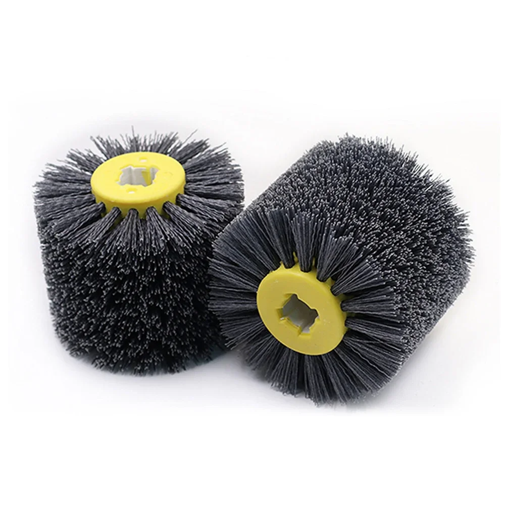 Wire Drawing Wheel Brush, Wire Drawing Wheel Silk Brush Burnishing Polishing Wheel 12x19x100mm Wheel Brushes