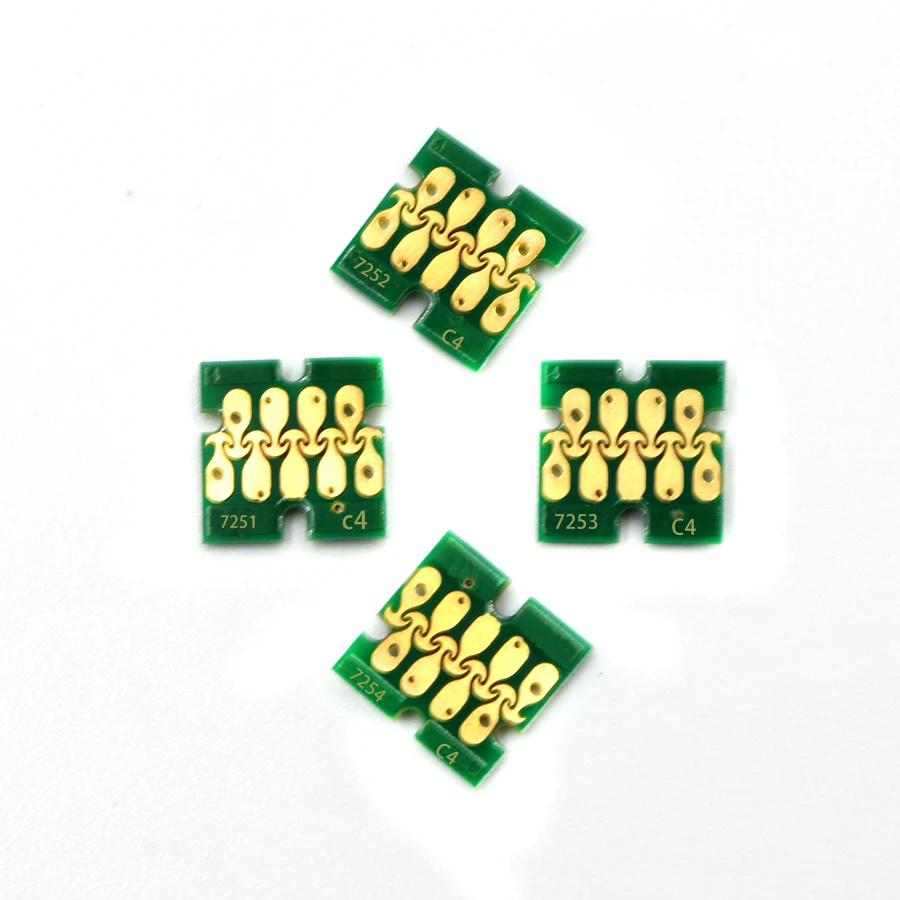 

6PC T7251 T7251-T7254 T725A Comatible Chip for Epson SureColor F2000 Printer