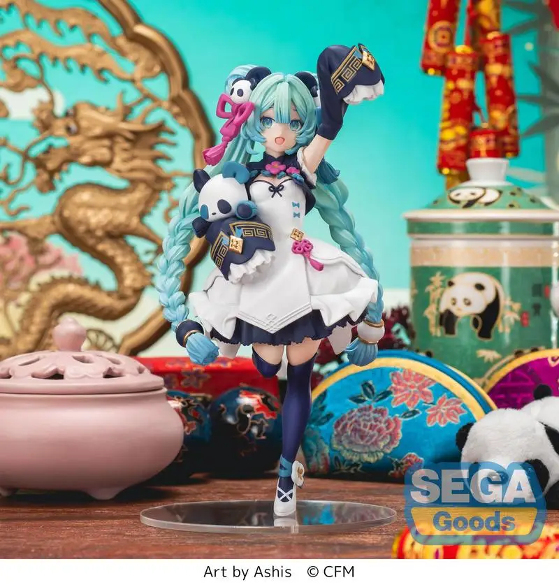 初音ミクアクションフィギュアキットヴィンテージピンク初音ミク新年の贈り物収集可能な装飾モダン中国風カワイイ子供向けギフト