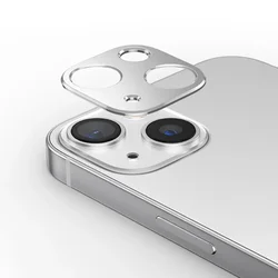 Premium Metal Camera Lens Protector - Enhanced Protection Cover - 15 ProMax (Silver)