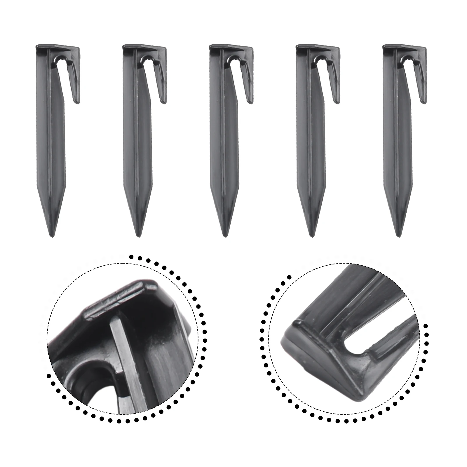 

100pcs Lawn Mower Boundary Pegs For Securely Anchoring Robot Mower Perimeter Boundary Cable Lawn Nails Garden Tools Accessories