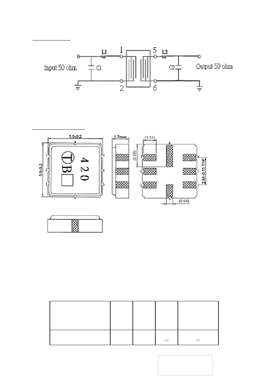 IF SAW 필터, TB0420A 코드 420, 오리지널 494MHz, BW = 77 MHz, 신제품, 1 개