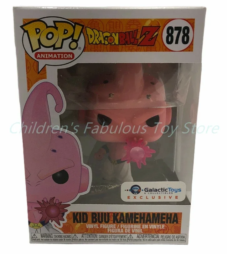 thumbnail image 1 of ¡NUEVAS FIGURAS DE ACCIÓN DE FUNKO POP!: Dragon Ball Z (n.° 878), Kid Buu, Kamehameha, de vinilo, modelos de colección para niños, juguetes, 1 of 5