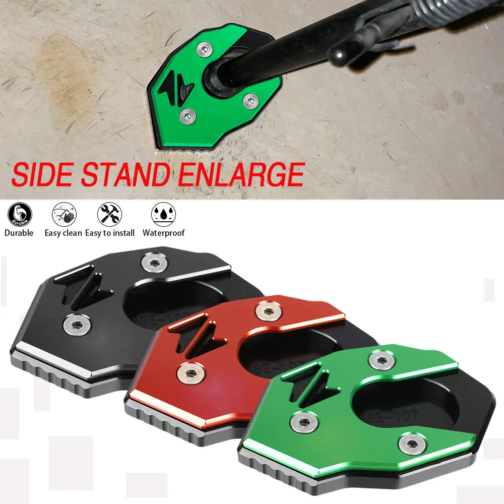 

Motorcycle Side Support Enlarged Kick Stand Extension For KAWASAKI VERSYS-X300 VERSYS X300 VERSYSX3 ABS 2016-2020 2021 2022 2023