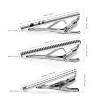 Wed Tie Clips For Men Short Pin Tie Wedding Guests Gifts With Box Tie Clipper To Man Shirt Black Man Cufflinks Fashion Jewelry 3