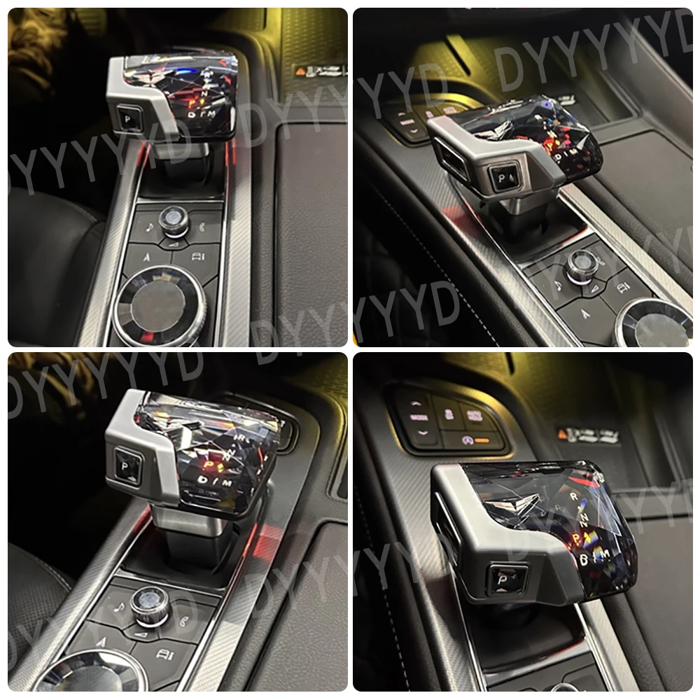 3piece LED Crystal Gear Shift Knob Lever Stick Handle Head for Cadillac CT5 CT6