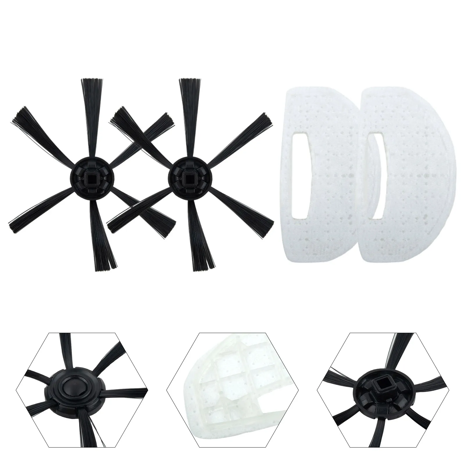 

Brush Filter Kit For AUTOBOT Mini Robot Model Smart Models.round Shape Vacuum Cleaner Vacuum Cleaner Replacemant