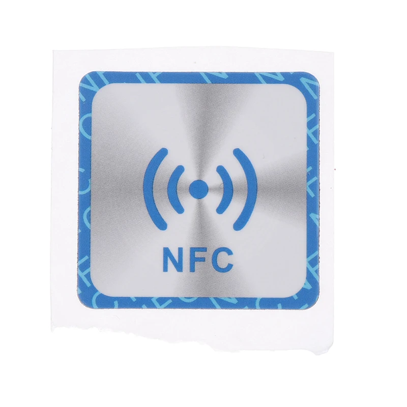 

1Pc 13.56 MHZ NFC Anti Metal Adhesive Label Sticker Universal Lable Tag For All NFC Phones IC reader/writer